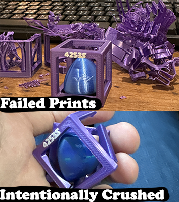 Failed silk prints